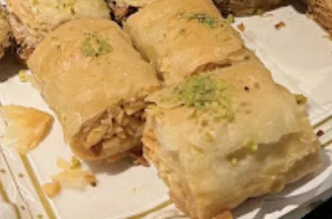 Baklava with pistachios
